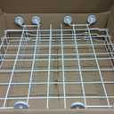 Upgrade 808602302 Lower Dishrack Fit For Kenmore For Frigidaire 808602302 Lower Dishrack Assembly with 154174501 Wheels Replace 154432602 154432601 154319706 dishwasher bottom basket 1 Year Service