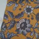 Jenaai Summer Mat, Floral Vintage Coir Doormat 16 x 29 for Porch, Entryway, Non-Slip, Elegant Blue Floral Design