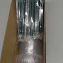 16 oz Clear Plastic Cups with Lids and Straws, Disposable Coffee Cups 25 Sets