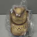 Men's Women's Straw Cowboy Hat Cowgirl Woven Sun Hat Western Cowboy Hat Two Decorative Bands