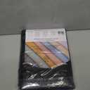 AmazerBath Waffle Shower Curtain, Heavy Duty Fabric Shower Curtains with Waffle Weave Hotel Quality Bathroom Shower Curtains, 72 x 78 Inches (Black)