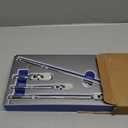 toolant 4Pcs Flex Head Ratchet Set, 1/ 4“&3/ 8"&1/ 2" Drive Gear Wrench Compact Head Ratchet Wrenches, 90-Tooth Gear, 180° Flex, 11 Positions, Longer Handle, 1.5X ASME Durability