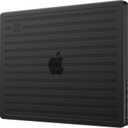 TravelArmor for MacBook Pro 14 inch Case | M5 M4 M3 M2 M1 Pro/Max 2026 2025-2021 | Anti-Crack Tech | Ribbed Structure | Hard Shell Laptop Cover | Space Black Clear