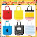 Hosuly 24 Pcs Pre-K Graduation Gifts School Tote Bags End of Year Gift Bags Bulk Goodies Decor for Teacher Appreciation Preschool Kindergarten Graduation Back to School Party Supplies
