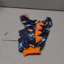 CuteBone Dinosaur Costume Dog Pajamas, Stretchy Spandex Crystal Velvet Sleepwear Coat for Small Dogs, Soft & Warm Pet Outfit Clothes for Cold Weather, Cozy Pullover Design COSP19M (Medium)