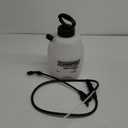 Chapin 16100 1-Gallon Made in USA Garden Pump Sprayer with Ergonomic Handle, Trigger Shut Off, Adjustable Cone Nozzle and in-Tank Filter, for Spraying Weeds, Insects, Fertilizers, Translucent White