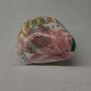 Lukinbox Boho Bathroom Runner Rugs with Fringes, 2x6 Oval Sun Washable Hallway Runner Rug, Extra Long Soft Non-Slip Rainbow Area Rug for Kitchen Laundry Room Entryway (Orange)