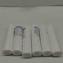 Membrane Solutions 20 Micron 10"x2.5" String Wound Whole House Water Filter Replacement Cartridge Universal Sediment Filters for Well Water - 6 Pack