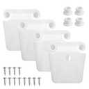 Cooler Latch Posts and Screws, High Strength Cooler Latch Replacement Parts - Latch Posts with Screws to Restore Ice Chest Seals and Enable Normal Cooler Operation. (4 Pack)