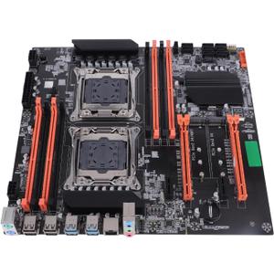 Desktop Motherboard, DDR4 LGA2011 3 CPU for Intel X99 Mainboard, Integrated RTL8111H Gigabit Network Card, M.2 NVMEPCIE X4 Channel, SATA3.0 USB3.0 6 Channel Sound Chip