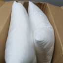 MIULEE Throw Pillows Inserts, Pack of 2 18x18 Inch 100% Virgin Fiber Filling Bed Couch Pillows