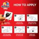 5 x X-Protector Halloween Tattoos for Kids - Giant Pack of Temporary Tattoos - Fake Halloween Tattoos Gifts - Glow in the Dark Spooky Party Favors - Bulk Halloween Goody Bag Fillers!