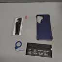 GRECAZO Magnetic Ultra Thin Frosted Designed for Samsung Galaxy S26 Ultra Frameless Case 6.9"[Compatible with MagSafe]Slim Minimalist Lightweight Matte Hard Cover Protective Borderless Case-Navy Blue