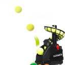 SCIFANTA Portable Tennis Ball Tosser(3.7lb) for Self-Play|Ball Launcher Beginners/Kids/Coaches/Home-Court|Accurate&Efficient Feed Buddy for All-Levels/Ages|AC&Battery Powered