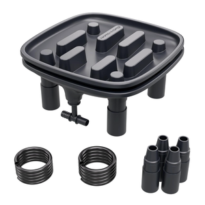 MARS HYDRO Drainage Trays 2-Pack Pot Elevator with 1.2m Drainage Pipe for Grow Tents & Patio Plants