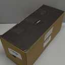 Phansthy Black Rustic Industrial Wall Sconce Light with Tubular Clear Glass Lampshade for Bedroom, Living Room, Dining Room, Kitchen (Single Sconce)