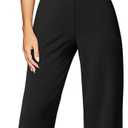 DAAWENXI Women's Casual Tank Top Sleeveless Jumpsuits Dressy Wide Leg Pants Rompers With Pockets (Medium, Black)