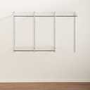 Rubbermaid Configurations Custom Closet Kit 3-6 Ft. Adjustable Metal Wire Shelving White Finish Expandable Organization System Hardware Included for Home Closet/Pantry/Laundry/Mudroom