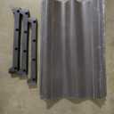 SONGMICS 5-Tier Shoe Rack, Shoe Storage for Hallway Closet, Slim and Space-Saving, Metal Frame, Non-Woven Fabric Shelves, Black