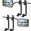 Universal Towing Mirrors Extenders for Towing, Clip-on Towing Mirror Adjustable Convex Rearview Mirrors for Vehicle Car Truck Trailer RV SUV, Side Mirror Extensions for Towing, 2 Pack