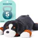 IKASA 5lbs Weighted Stuffed Animal Bernese Mountain Dog,27 inches Plush Toy Giant Large Big Jumbo Soft Puppy,Huge Size Cute Plushie,Gift for Kids