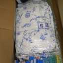 179 Pcs American Mahjong Tile Set with Carrying Bags,Blue Floral, 1.18 x 0.91 x 0.51 inches