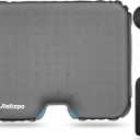 Self-Inflating Stadium Seat Cushion, Waterproof & Lightweight Inflatable Seat Cushion for Airplane Seat Travel Bleacher Camping, High Density Foam Blow up Sitting Pad for Backpacking