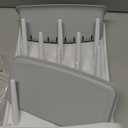 Ubbi Vertical Baby Bottle Drying Rack, Space Saving Countertop Drying Rack Baby Accessory, Gray