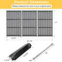 Replacement Parts for Nexgrill 720-0882A Evolution Infrared Plus 5-Burner Grill, Heat Plates Tents, Burners, Igniters and Cast Iron Grill Grates Replacement for Nexgrill 720-0882A