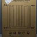 Cumbor 36" Extra Tall Baby Gate for Dogs and Kids with Wide 2-Way Door, 29.7"- 46" Width, and Auto Close Personal Safety for Babies and Pets, Fits Doorways, Stairs, and Entryways, Black