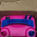 Balloon Pump Electric, Portable Automatic Dual Nozzle Inflator 110V 600W with Tying Tools for Birthday Gender Reveal Baby Shower Balloons Party Decorations (Rose Red)