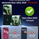 LEKEVO Magnetic for Motorola Razr Ultra 2025 Case, Compatible with Magsafe, Translucent Matte, TPU Bumper Protective Slim Soft Case for Moto Razr Ultra 2025, Green
