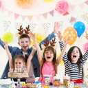 Reindeer Headband Adult for Christmas Cosplay Party Accessories - Women Reindeer Antler Hair Hoop Festive Headpiece Costume Accessories Plush