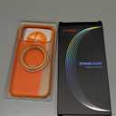 TORRAS 360 Magnetic Stand for iPhone 17 Pro Max Case, [Fit for MagSafe] [Military-Grade Protection] Slim Case for iPhone 17 Pro Max 6.9" 2025, Clear-Orange, Ostand O3 Fitness Series