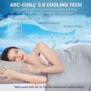 Elegear Revolutionary Cooling Blanket Twin, Absorbs Heat to Keep Body Cool for Night Sweats, Arc-Chill Cool 3.0 Fiber Q-Max>0.5 for Hot Sleepers, Lightweight Summer Cold Blankets for Sleeping, Grey