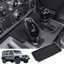 Car Center Console Storage Tray Compatible with Ineos Grenadier 2020-2024 Shift Storage Box Tray Non-Slip Storage Tray Interior Storage Box (Black)