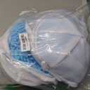 Upgraded Hat Washer Cage with Protective Mesh Bag, Durable Hats Cleaner for Caps, Hat Washing Cage with Chenille Liner - Reusable, Fixed Holder, Prevents Deformation, Fits Adult & Kids Caps, 2 Pack (White & Blue)