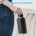 Fits YETI Rambler Bottles 18oz 26oz 36oz 64oz - Replacement Chug Cap & Screw Top Lid Accessories