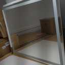 ISKM 20'' x 28'' LED Mirror for Bathroom Lighted Vanity Mirror for Wall Front Lights + Backlit LED Bathroom Mirror Anti-Fog Tempered Glass ETL Listed