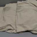 Turquoize Chair Covers Set of 4 Spandex Removable Kitchen Chair Covers Parson Chair Slipcover Chair Seat Covers for Dining Room, Hotel, Ceremony (4, Biscotti Beige)