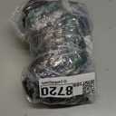 Shihanee 2 Pairs Winter Fleece Lined Leg Warmers for Women Warm Long Boot Socks Knit Thick Calf Warmers for Skating Walking (Brown, Navy Blue)