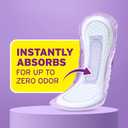Poise Incontinence & Postpartum Pads for Bladder Leaks, 7 Drop Ultra Absorbency, Long Length, 78 Count