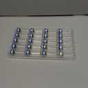 10ml Sterile Vials with Self Healing Injection Port and Sealing Cap, Glass Sterile Vials for Injections 20 PackEmpty Vial, No Liquid