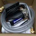 Acquaer Portable Electric Utility Water Transfer Pump 115V 1/10 HP with Suction Hose Kit, Low Suction Water Removal for Water Beds, Pools, Rain Barrel, Aquariums