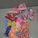 Doll Clothes and Accessories Kit, Include Princess Gowns, Fashion Skirt, Slip Dresses, Tops, Pants, Bikini Swimsuits, Shoes, Crowns, Necklaces, Glasses, Hangers in Gift Box for 11.5" inch Dolls