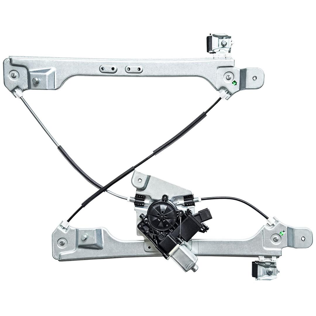 Power Window Regulator with Motor Compatible with Cadillac SRX 2010 2011 2012 2013 2014 2015 & Saab 9-4X 2011,Front Passenger Side,with Anti-Clip Function,Replace # 15883167 20859664 22803592 22847914