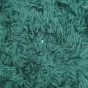 EasyJoy Ultra Soft Fluffy Shaggy Area Rug Faux Fur Rug Chair Cover Seat Pad Fuzzy Area Rug for Bedroom Floor Sofa Living Room (2 x 6 ft Sheepskin, Dark Green)