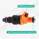 Fuel Injectors Compatible with F150 F250 F350 E150 E250 E350 Mustang Bronco Crown Victoria Expedition Excursion Grand Marquis 4.6L 5.0L 5.4L 5.8L Replace 0280150943, 0280150939, 0280150909