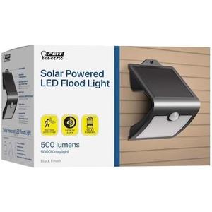 Feit Electric Motion-Sensing Solar Powered LED Black Security Light