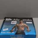 Ally Peaks Pull Up Bar for Doorway | Thickened Steel Max Limit 440 lbs Upper Body Fitness Workout Bar| Multi-Grip Strength for Doorway | Indoor Chin-Up Bar Fitness Trainer for Home Gym Portable (Silver)